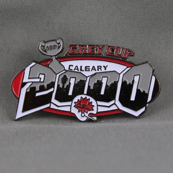 Hunter Other - Vintage CFL Pin - Grey Cup 2000 Big Number Logo - Stamped Pin